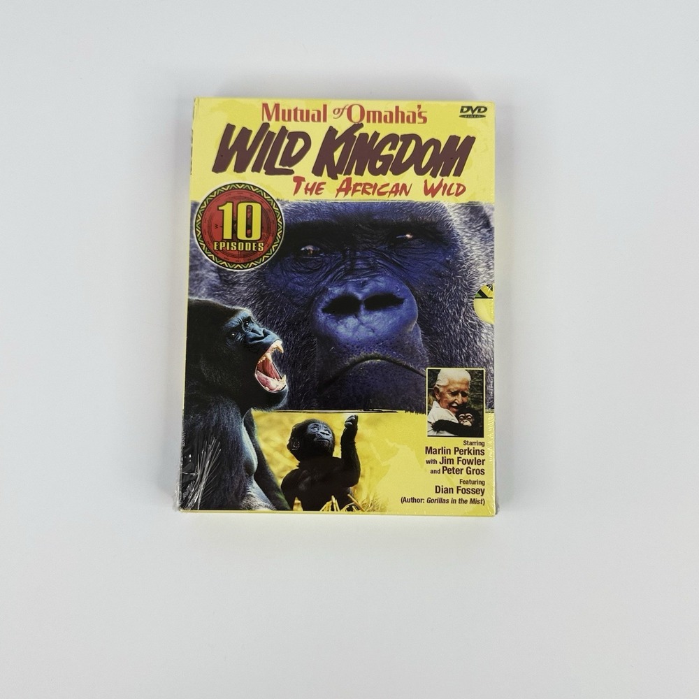 Mutual Of Omaha's Wild London The African Wild DVD Set 10 Episodes New Sealed